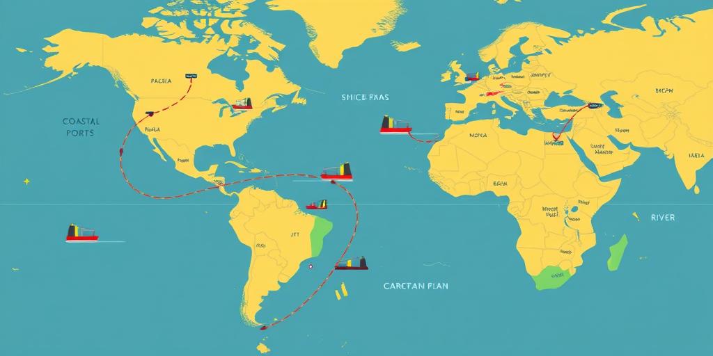 The Geography of Trade Routes and Economic Power
